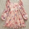 Robe Courte à manches longues Floral